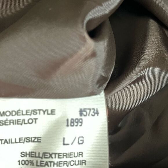 Cuir Zebra Women's Jacket Size Large Animal Snake Print Leather Zipped Front - Picture 10 of 10